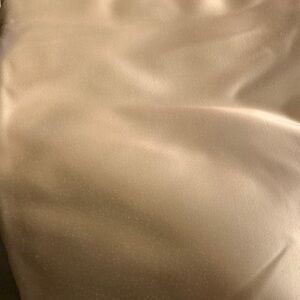 3-yards New Cream Colored Satin Fabric